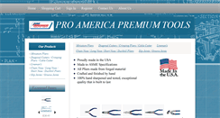 Desktop Screenshot of proamericatools.com