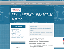 Tablet Screenshot of proamericatools.com
